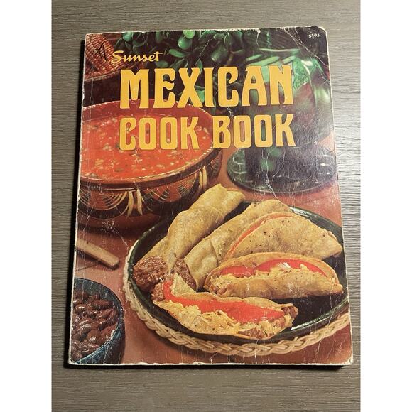 Lot 3 Sunset Mexican Cook Book Paperbacks Vintage 1969–1990 Classic Recipes - Picture 2 of 10
